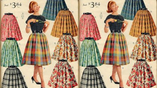 ropa de los anos 50